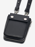 CALF HARNESS BAG BLACK / SILVER